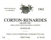 Corton Renardes-Gaunoux 1962